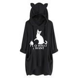 Cat Hooded Sweatshirts