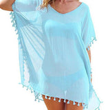 Women's Bikini Cover Up Mini-Dress