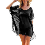 Women's Bikini Cover Up Mini-Dress