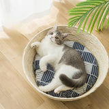 Cosy Cat Straw Bed