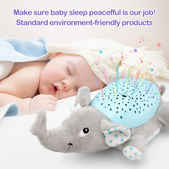 Cute Baby Sleep Toy - Music Plays and Stars Shine!