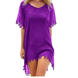 Women's Bikini Cover Up Mini-Dress