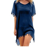 Women's Bikini Cover Up Mini-Dress