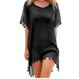 Women's Bikini Cover Up Mini-Dress