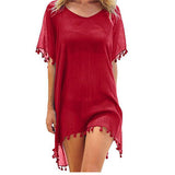 Women's Bikini Cover Up Mini-Dress