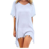 Women's Bikini Cover Up Mini-Dress