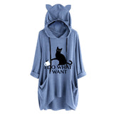 Cat Hooded Sweatshirts